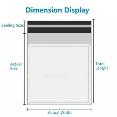 How to measure a Mailing bags?