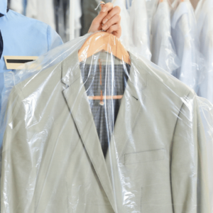 Shoulder Cut (Perforated) Dry Cleaning Bags