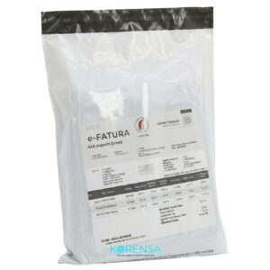 Industrial mailing bags with document pocket for global logistics and e-commerce fulfillment.
