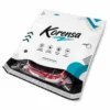 Custom printed wholesale shipping bags and poly mailers manufactured in Turkey by Korensa, showing stack of e-commerce packaging.