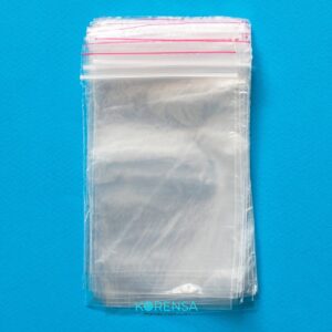 Bulk clear ziplock bags with airtight zipper seal manufactured in Turkey.
