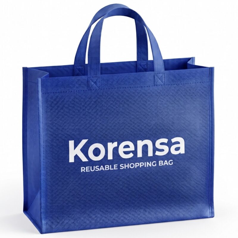 Non-woven bags for shopping and grocery use.