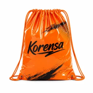 Custom promotional plastic drawstring bags manufactured in Turkey by Korensa.